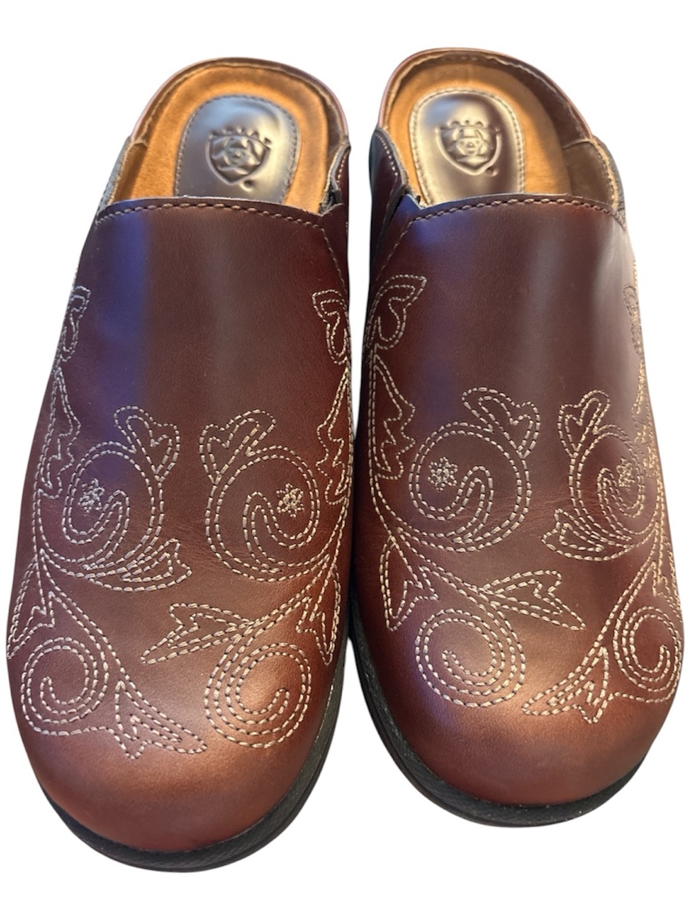 Ariat Savannah leather mules 7B